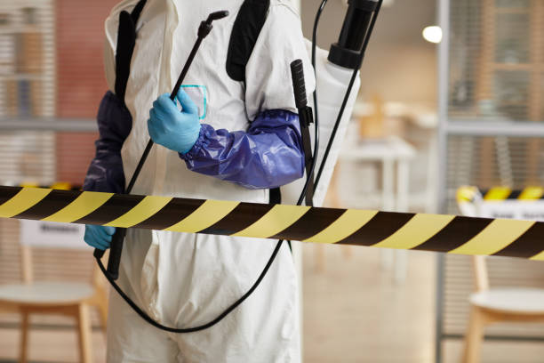 Professional Blood Cleanup technician working in Olivet, SD